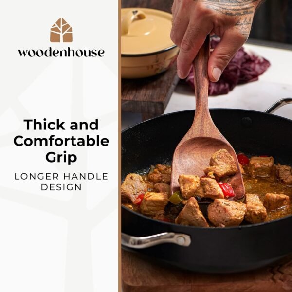 Wooden Spoons for Cooking - Image 2