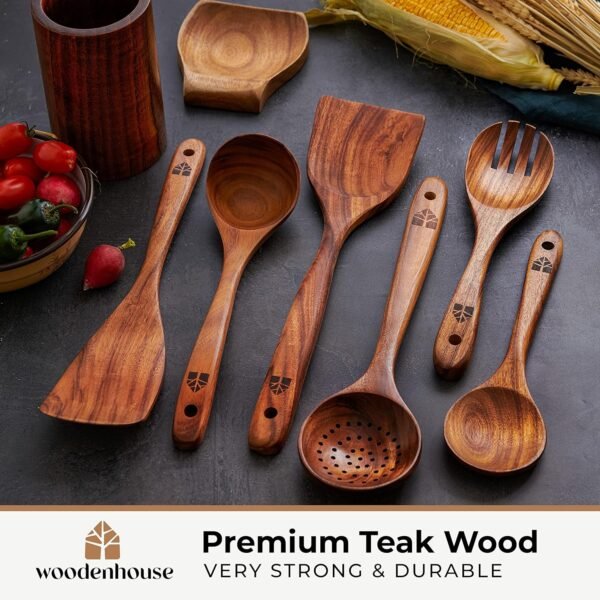 Wooden Spoons for Cooking - Image 3