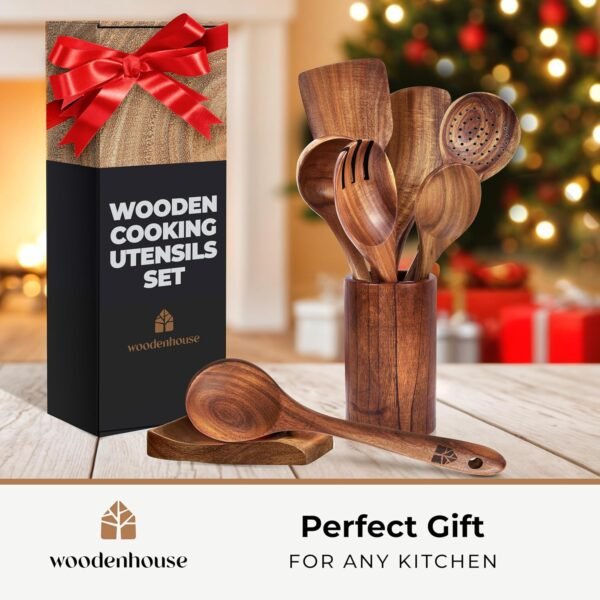 Wooden Spoons for Cooking - Image 4